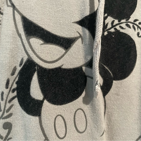 Disney Gray Hoodie with Character velour - Picture 3 of 9